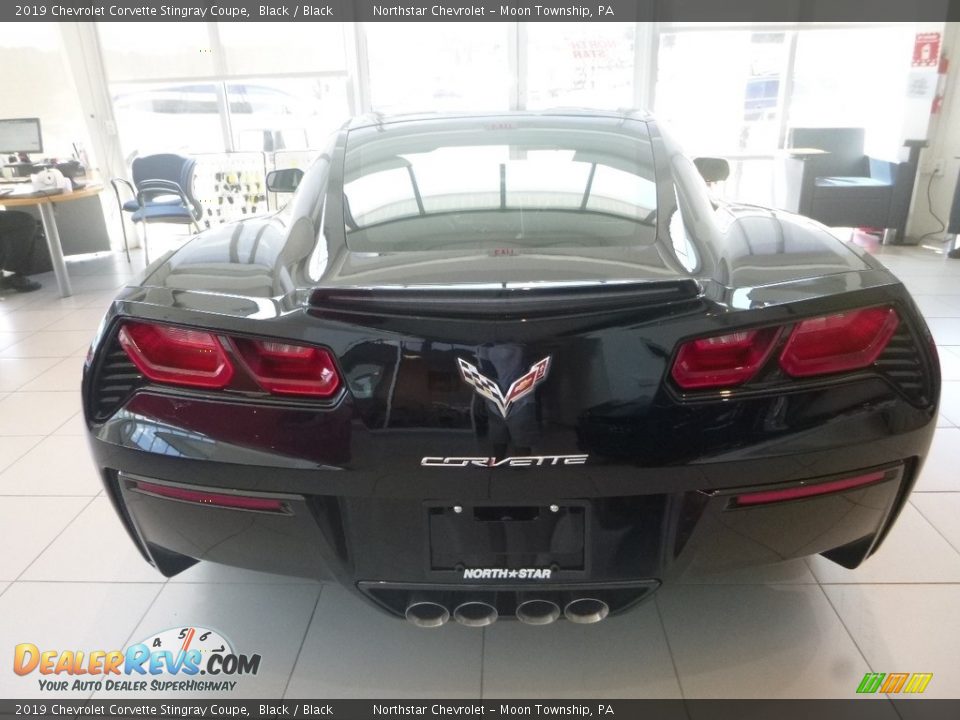 2019 Chevrolet Corvette Stingray Coupe Black / Black Photo #6