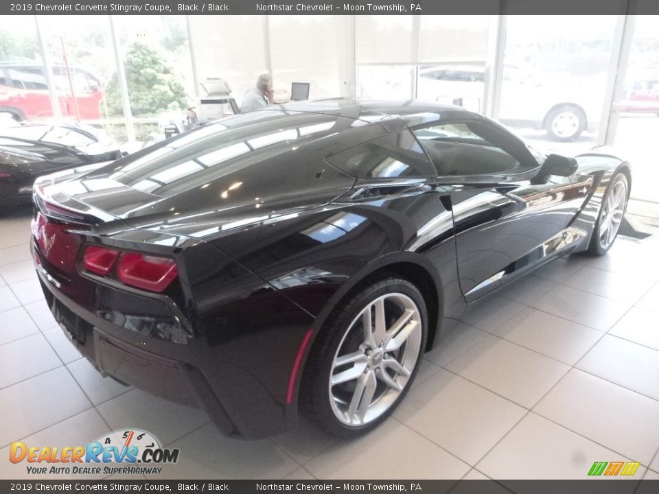 2019 Chevrolet Corvette Stingray Coupe Black / Black Photo #7