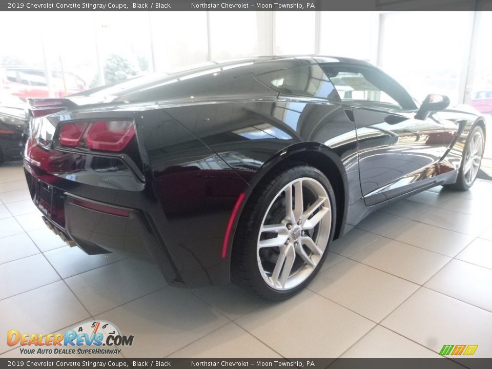 2019 Chevrolet Corvette Stingray Coupe Black / Black Photo #8