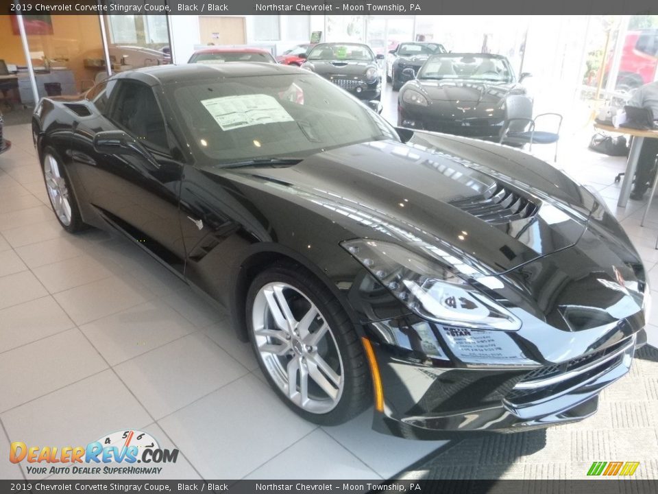2019 Chevrolet Corvette Stingray Coupe Black / Black Photo #9