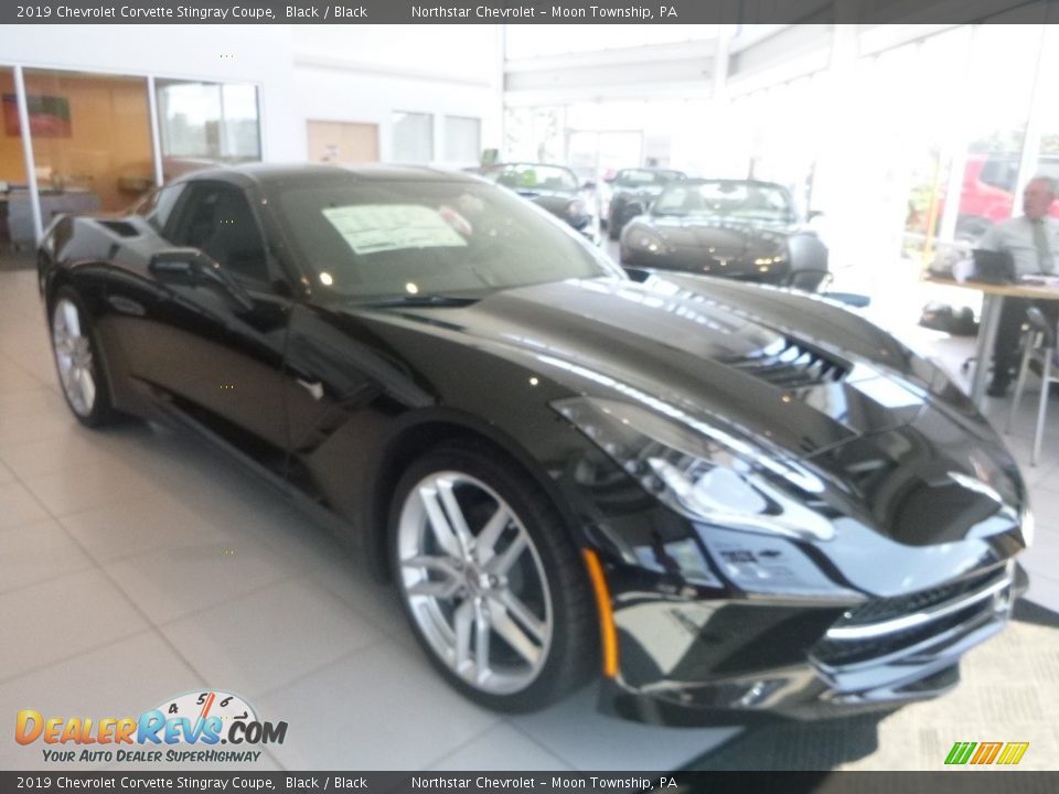 2019 Chevrolet Corvette Stingray Coupe Black / Black Photo #10