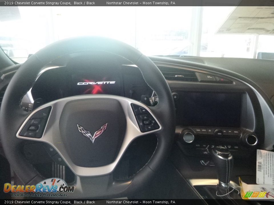 2019 Chevrolet Corvette Stingray Coupe Black / Black Photo #17