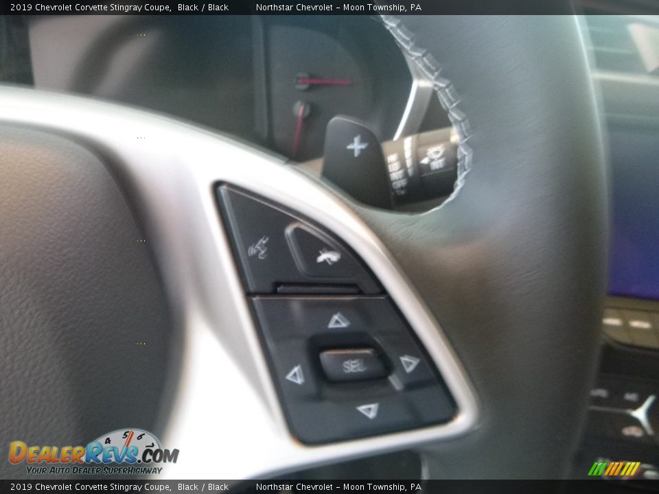 2019 Chevrolet Corvette Stingray Coupe Black / Black Photo #20