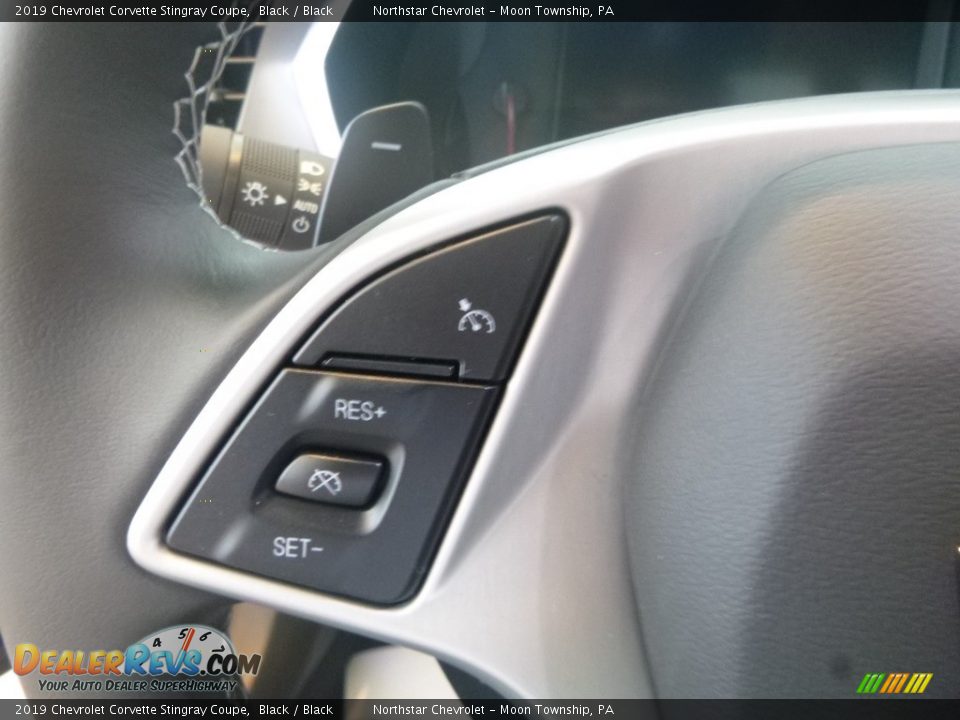 2019 Chevrolet Corvette Stingray Coupe Black / Black Photo #21