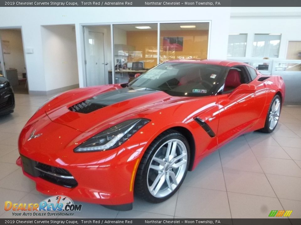 2019 Chevrolet Corvette Stingray Coupe Torch Red / Adrenaline Red Photo #1
