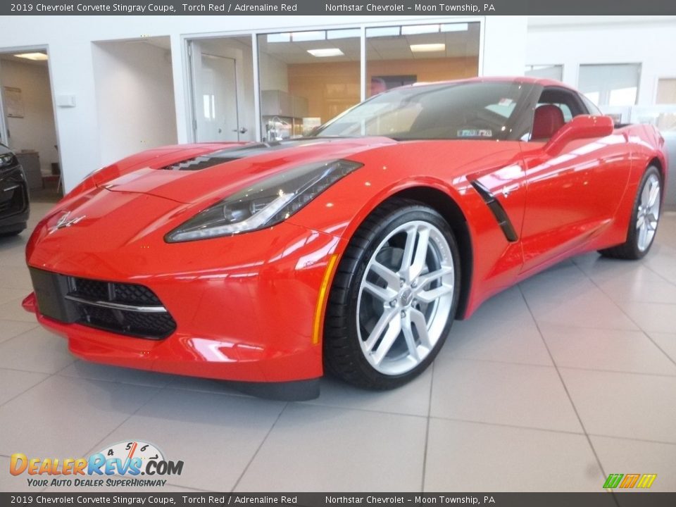 2019 Chevrolet Corvette Stingray Coupe Torch Red / Adrenaline Red Photo #2