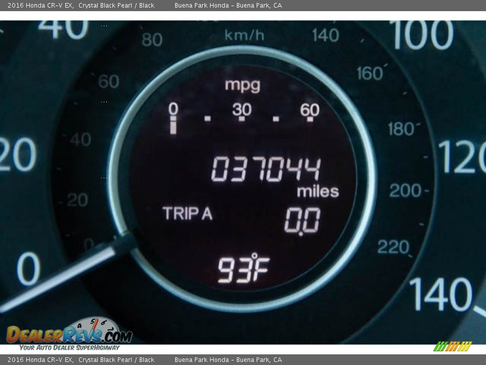 2016 Honda CR-V EX Crystal Black Pearl / Black Photo #6