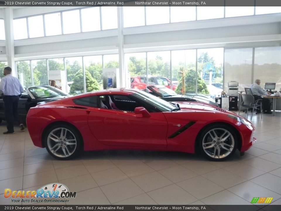 2019 Chevrolet Corvette Stingray Coupe Torch Red / Adrenaline Red Photo #7