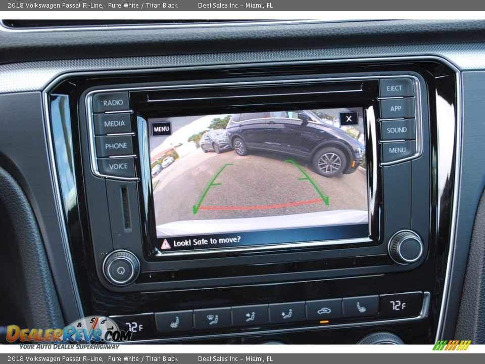 2018 Volkswagen Passat R-Line Pure White / Titan Black Photo #15