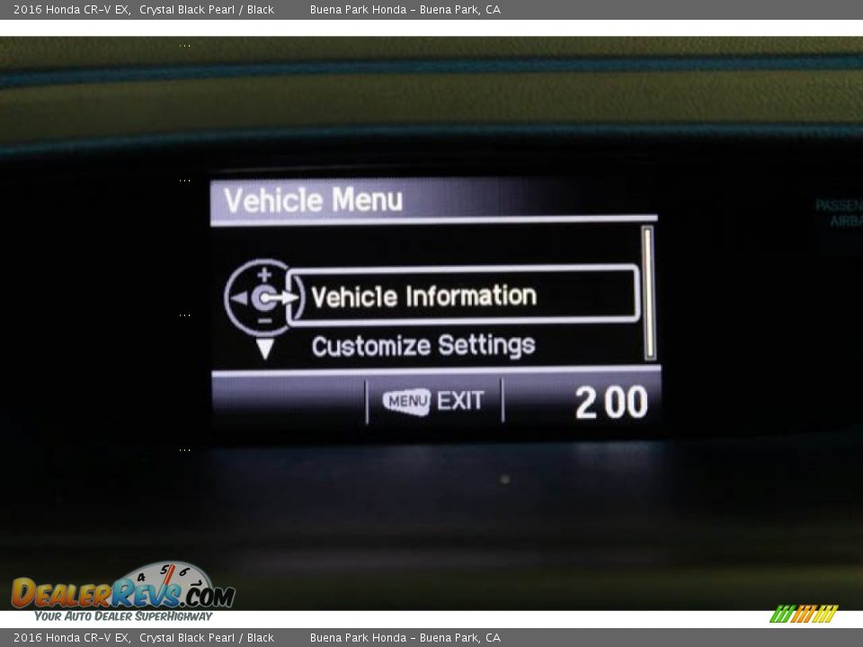 2016 Honda CR-V EX Crystal Black Pearl / Black Photo #22