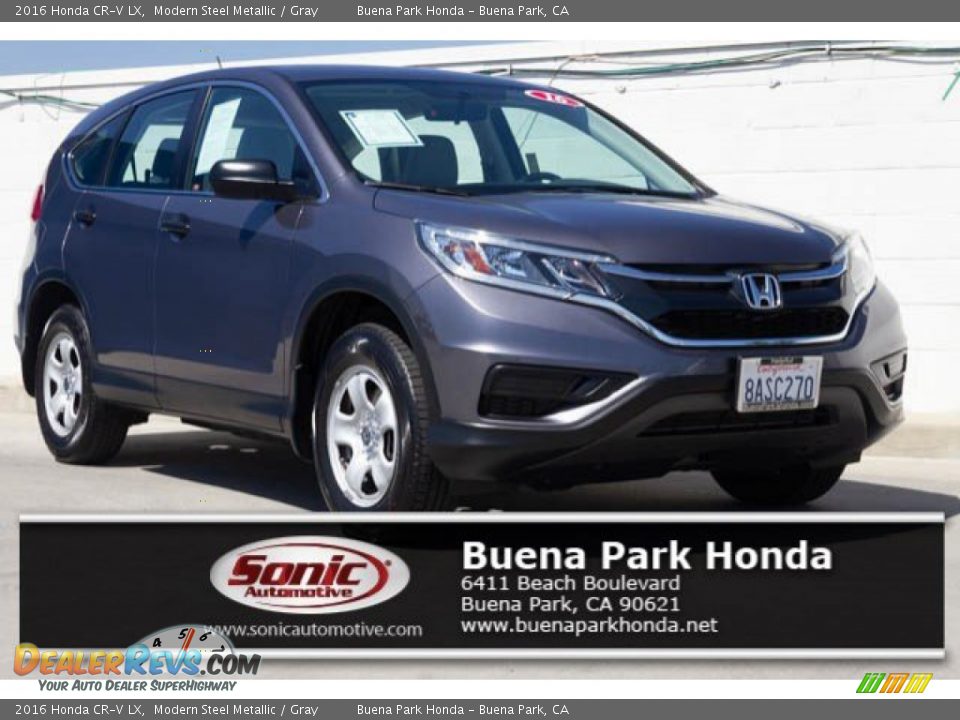 2016 Honda CR-V LX Modern Steel Metallic / Gray Photo #1