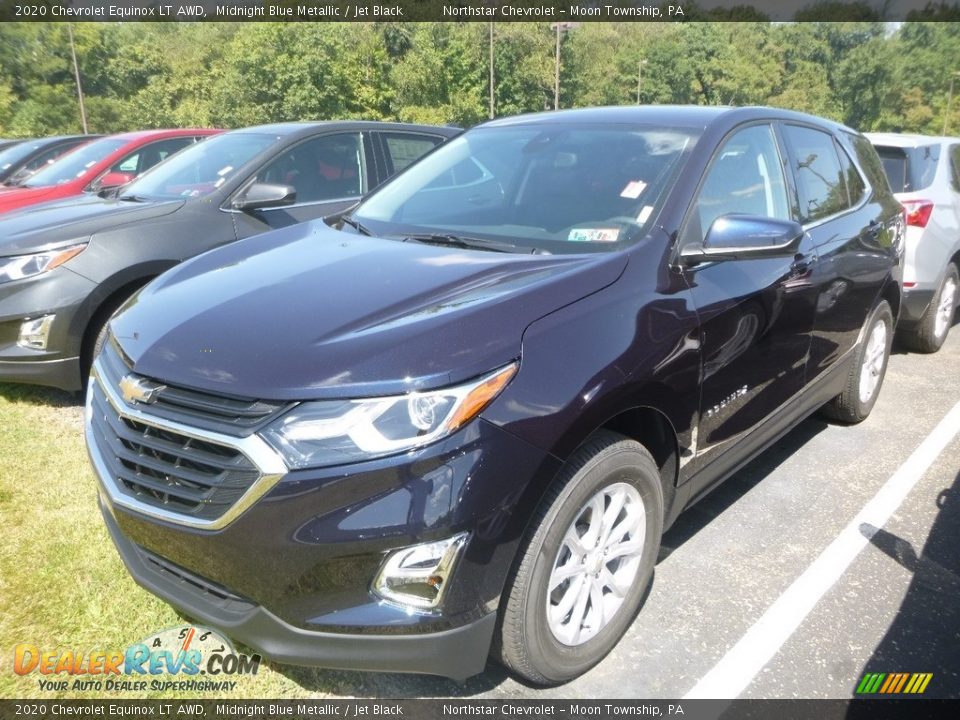 2020 Chevrolet Equinox LT AWD Midnight Blue Metallic / Jet Black Photo #1