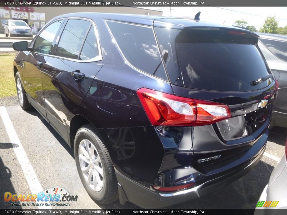 2020 Chevrolet Equinox LT AWD Midnight Blue Metallic / Jet Black Photo #3