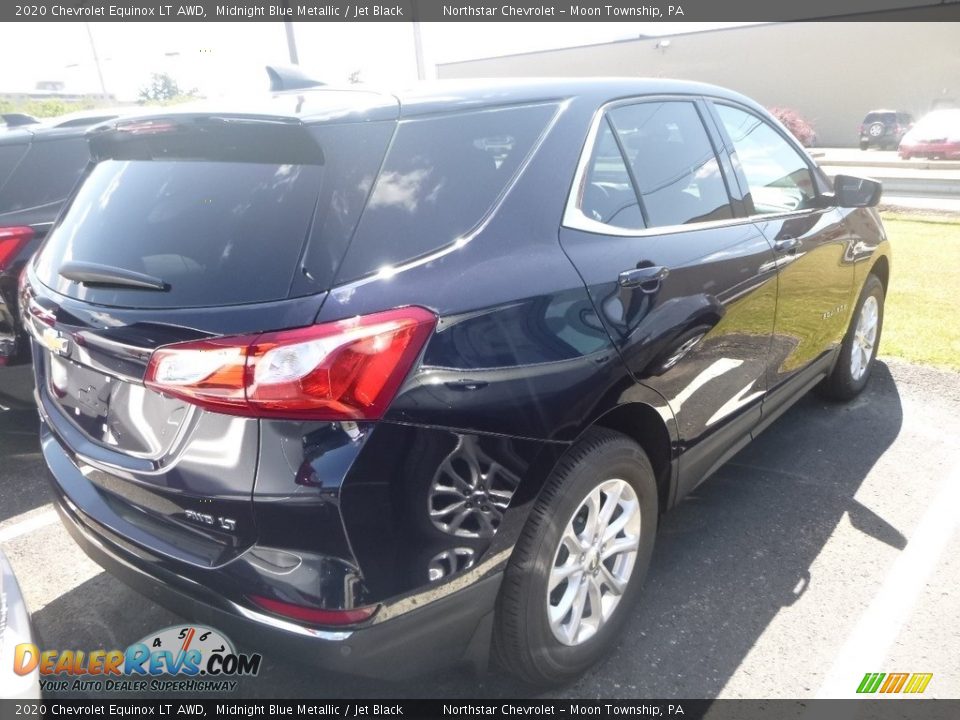 2020 Chevrolet Equinox LT AWD Midnight Blue Metallic / Jet Black Photo #4