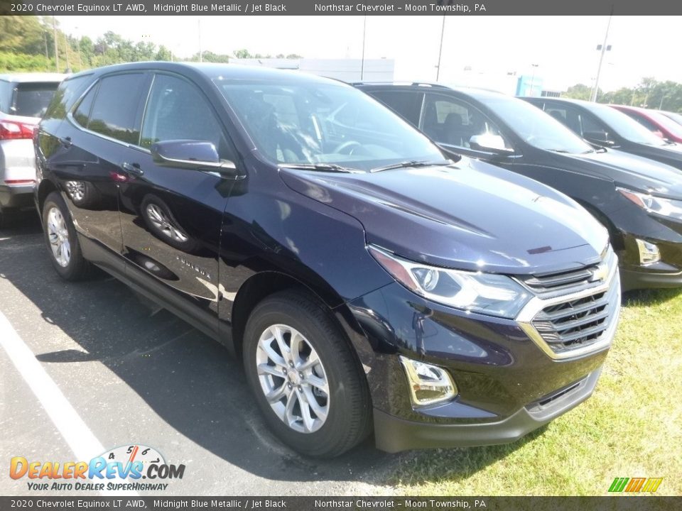 2020 Chevrolet Equinox LT AWD Midnight Blue Metallic / Jet Black Photo #5