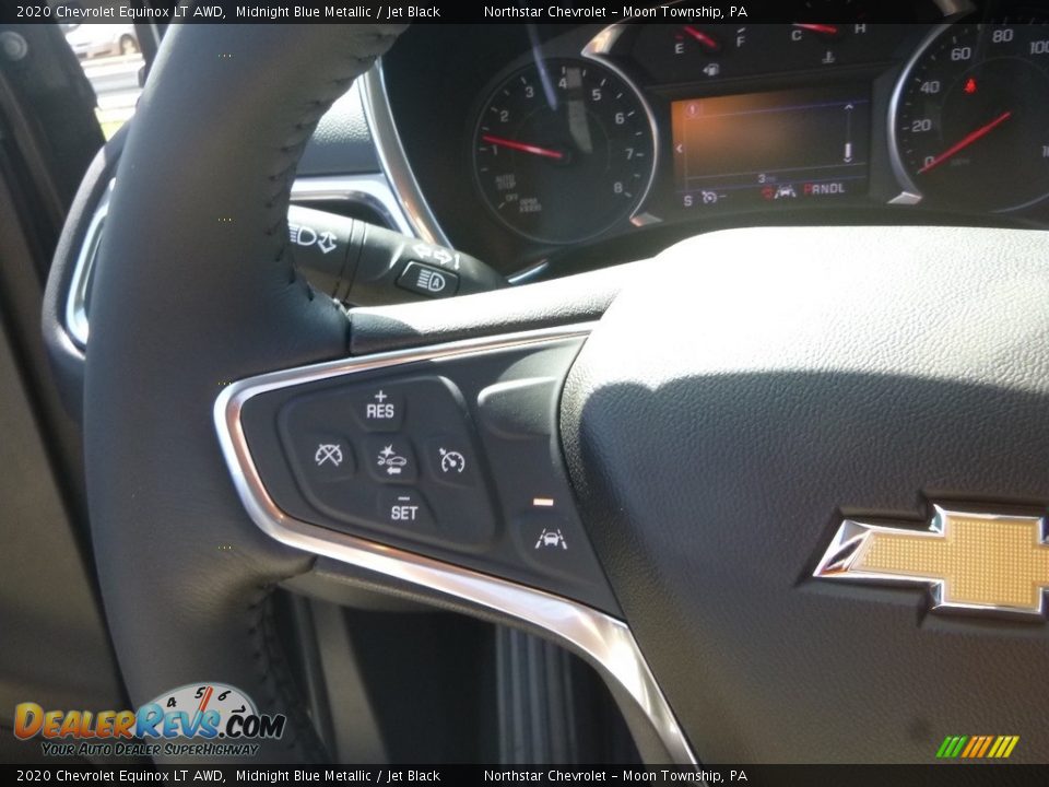 2020 Chevrolet Equinox LT AWD Midnight Blue Metallic / Jet Black Photo #19