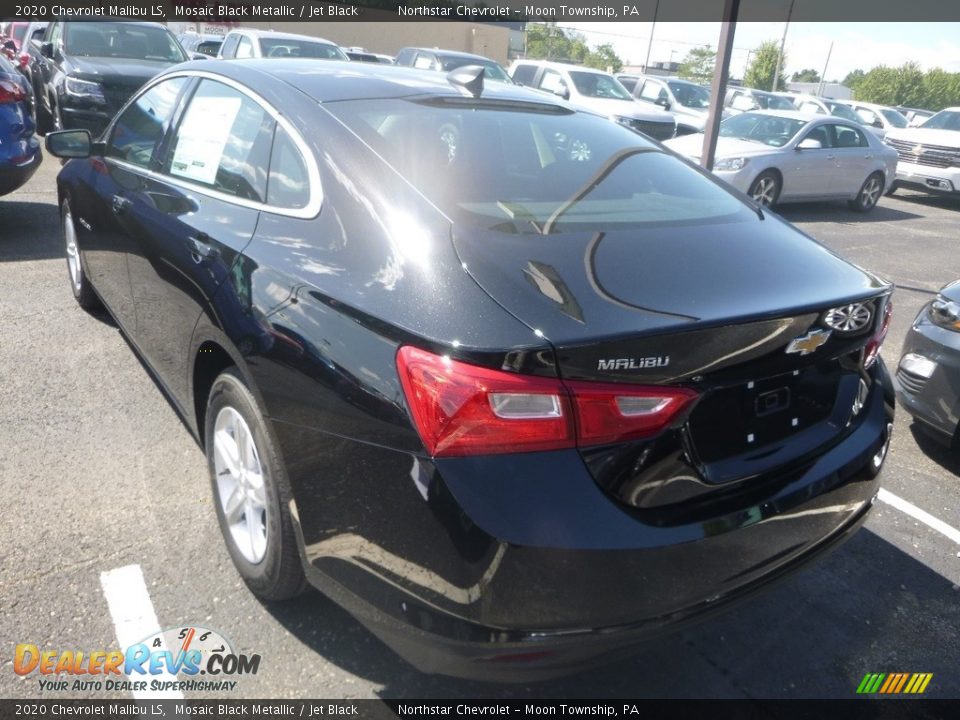 2020 Chevrolet Malibu LS Mosaic Black Metallic / Jet Black Photo #3