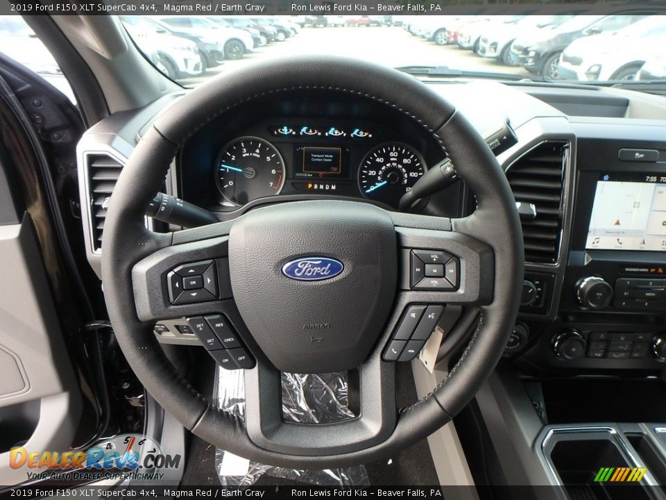 2019 Ford F150 XLT SuperCab 4x4 Steering Wheel Photo #15