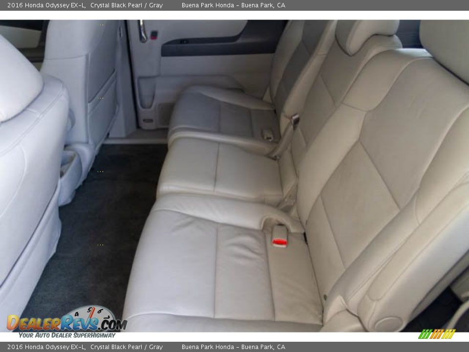 2016 Honda Odyssey EX-L Crystal Black Pearl / Gray Photo #4