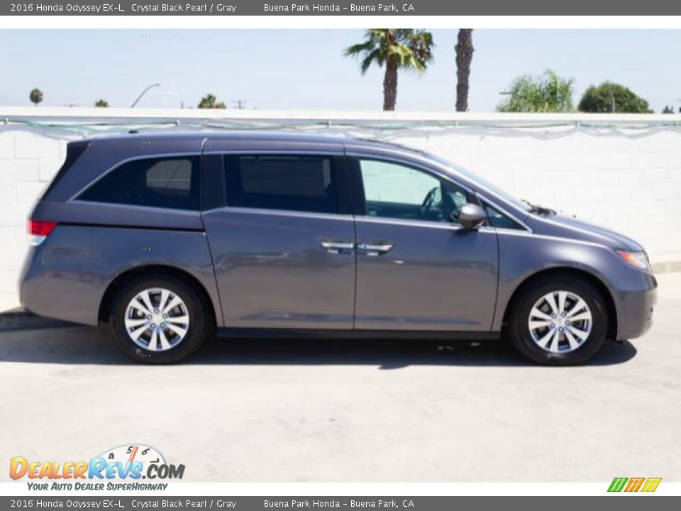 2016 Honda Odyssey EX-L Crystal Black Pearl / Gray Photo #14
