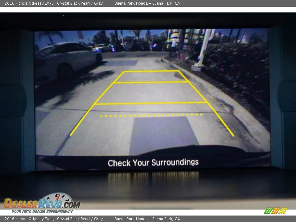 2016 Honda Odyssey EX-L Crystal Black Pearl / Gray Photo #15