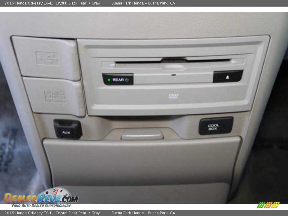 2016 Honda Odyssey EX-L Crystal Black Pearl / Gray Photo #21