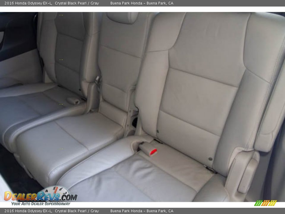 2016 Honda Odyssey EX-L Crystal Black Pearl / Gray Photo #25