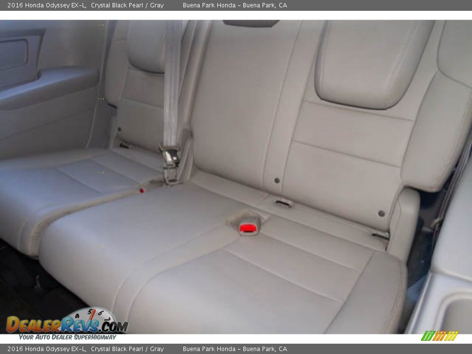 2016 Honda Odyssey EX-L Crystal Black Pearl / Gray Photo #26