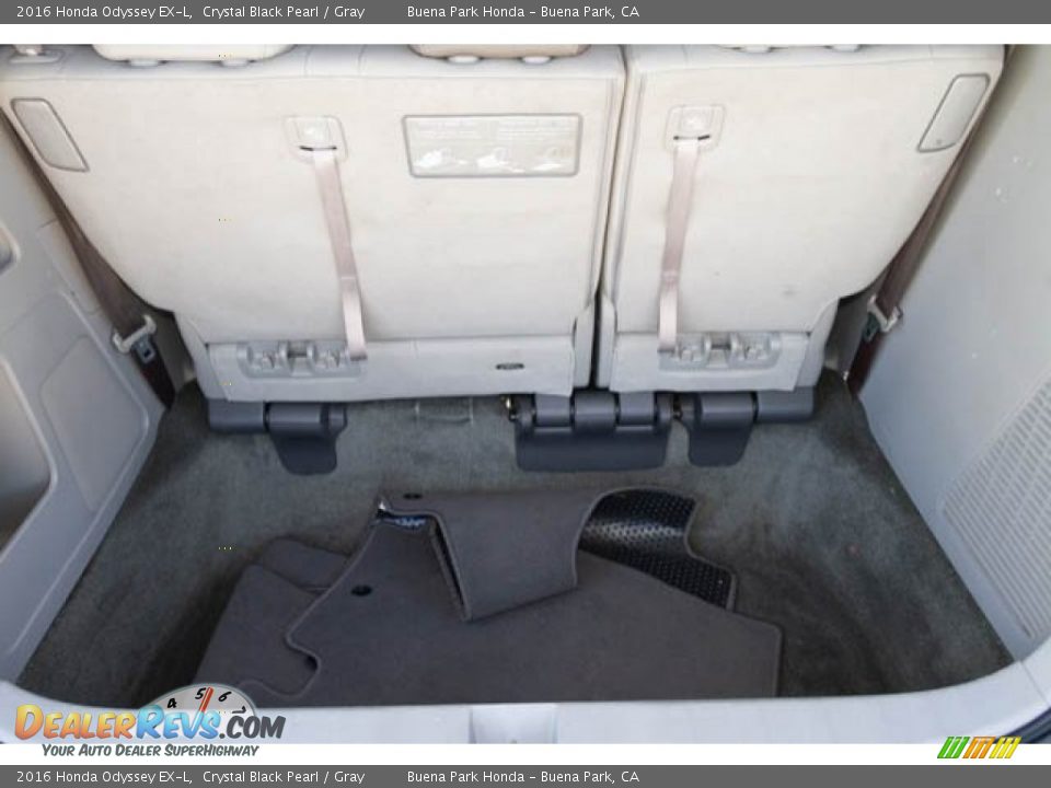 2016 Honda Odyssey EX-L Crystal Black Pearl / Gray Photo #27