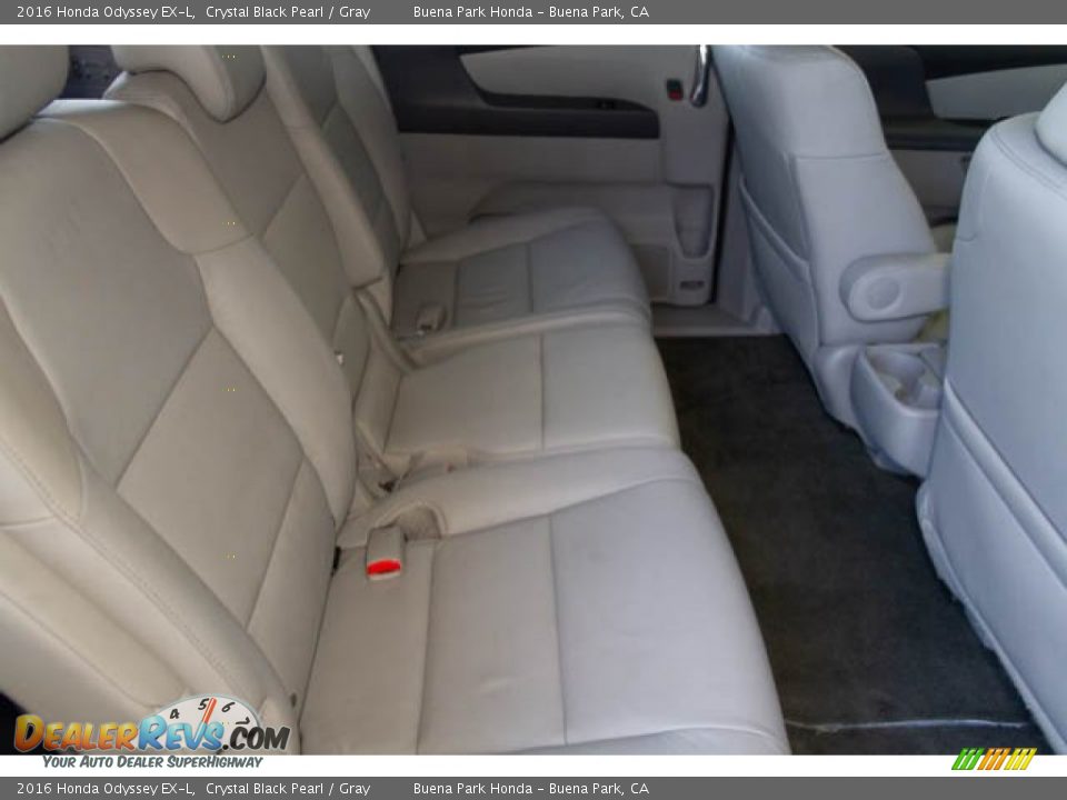 2016 Honda Odyssey EX-L Crystal Black Pearl / Gray Photo #30