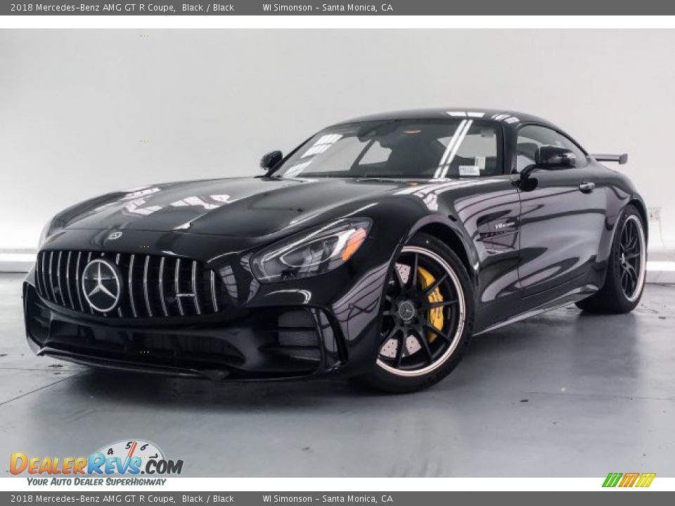 2018 Mercedes-Benz AMG GT R Coupe Black / Black Photo #13