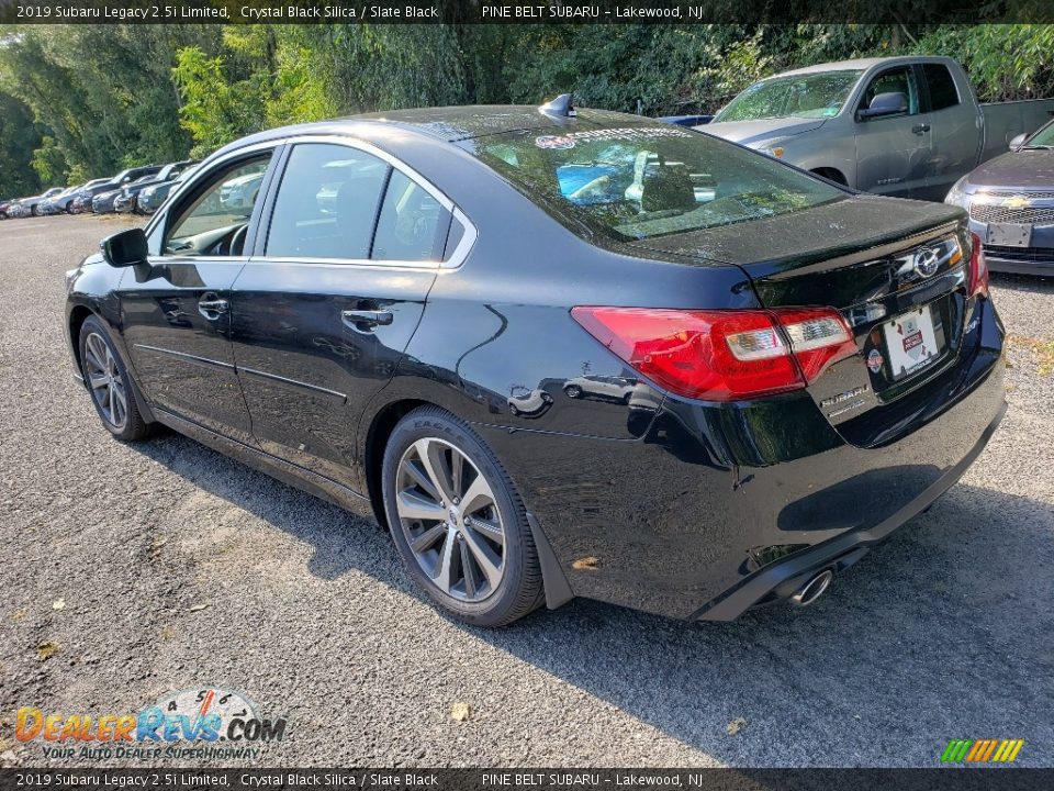 2019 Subaru Legacy 2.5i Limited Crystal Black Silica / Slate Black Photo #2
