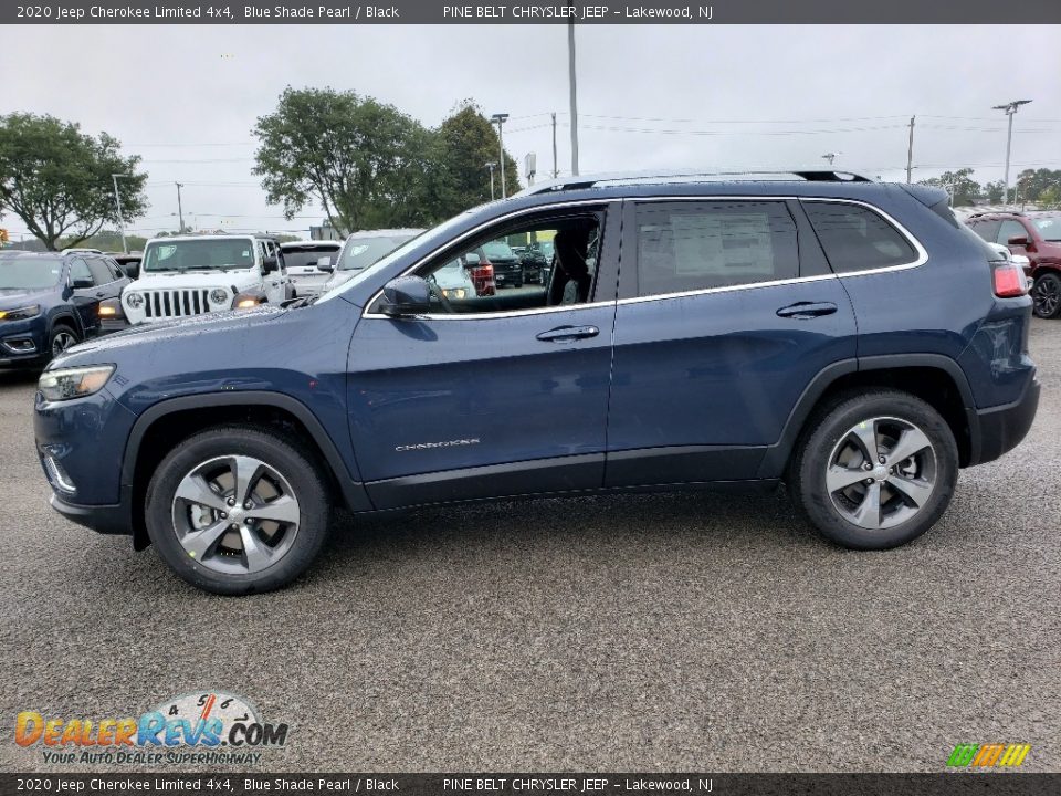 2020 Jeep Cherokee Limited 4x4 Blue Shade Pearl / Black Photo #3