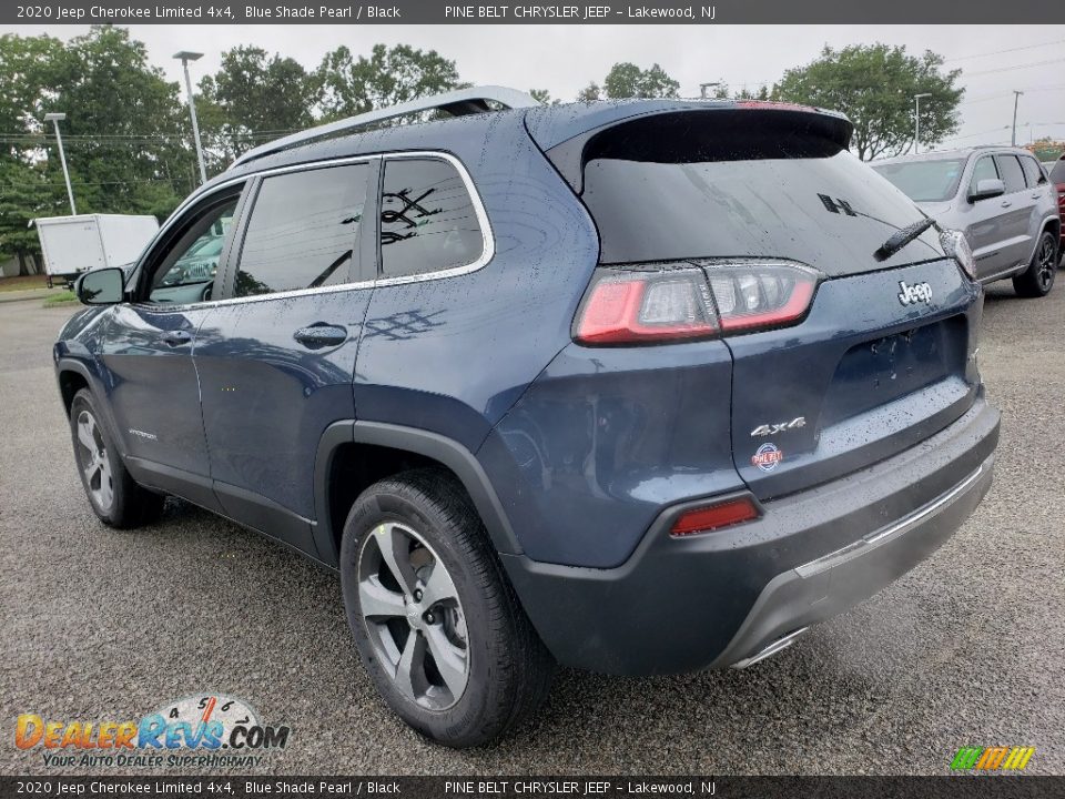 2020 Jeep Cherokee Limited 4x4 Blue Shade Pearl / Black Photo #4