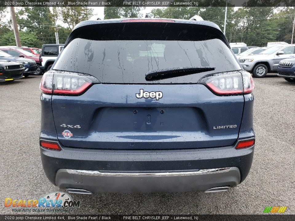 2020 Jeep Cherokee Limited 4x4 Blue Shade Pearl / Black Photo #5