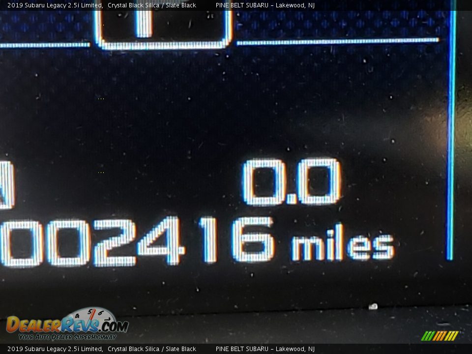2019 Subaru Legacy 2.5i Limited Crystal Black Silica / Slate Black Photo #5