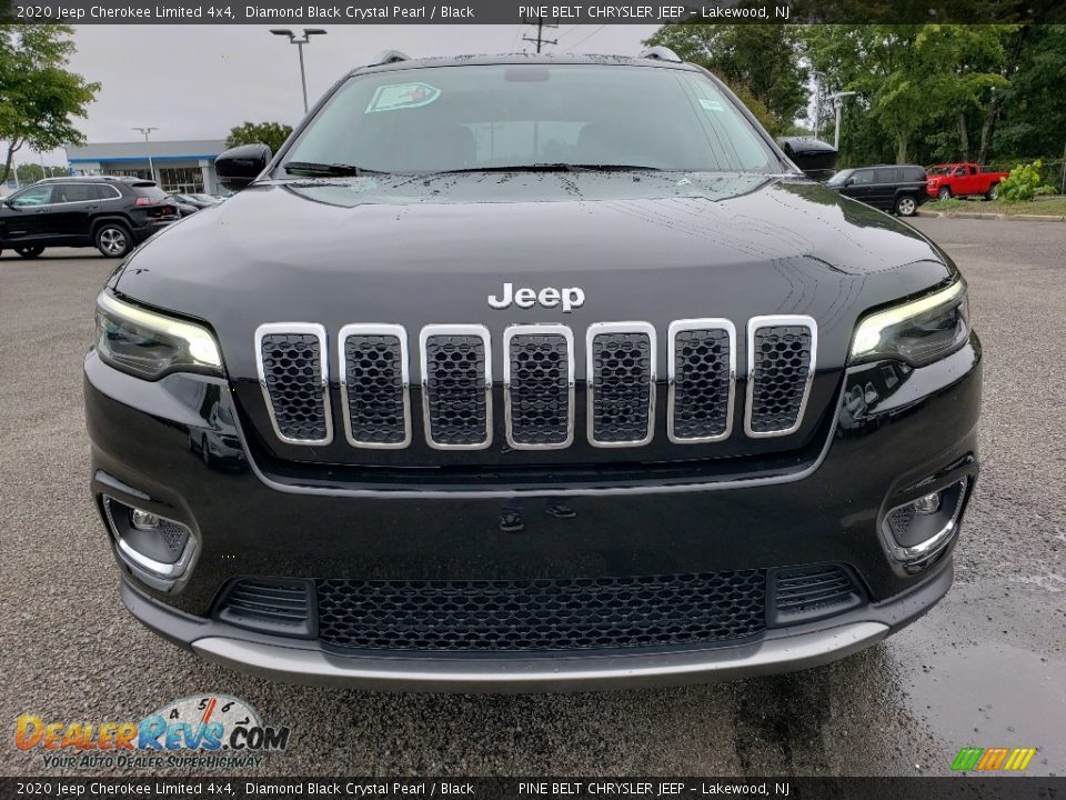 2020 Jeep Cherokee Limited 4x4 Diamond Black Crystal Pearl / Black Photo #2