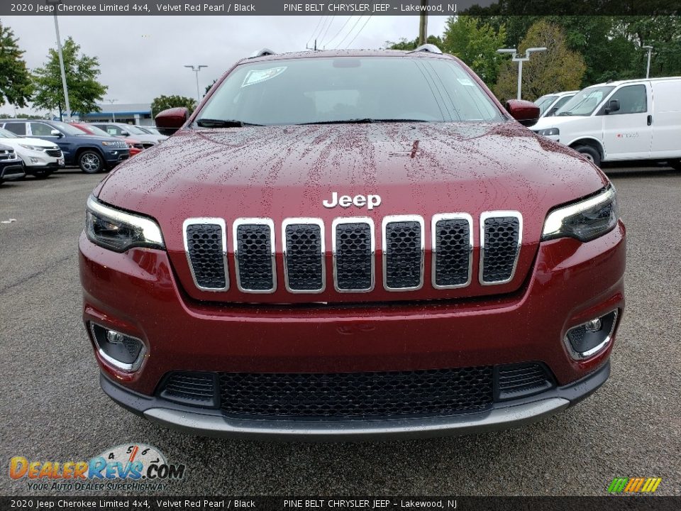 2020 Jeep Cherokee Limited 4x4 Velvet Red Pearl / Black Photo #2