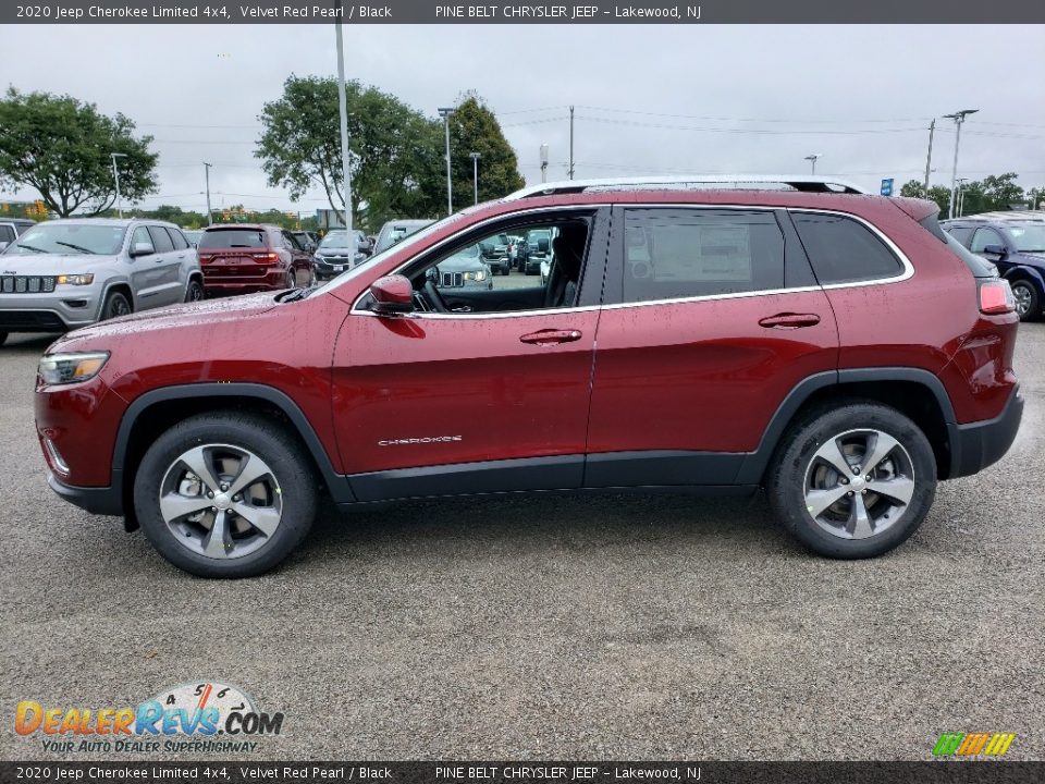Velvet Red Pearl 2020 Jeep Cherokee Limited 4x4 Photo #3