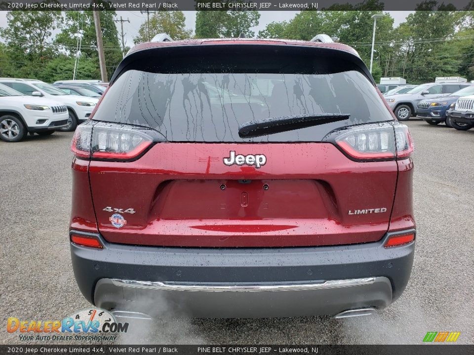 2020 Jeep Cherokee Limited 4x4 Velvet Red Pearl / Black Photo #5