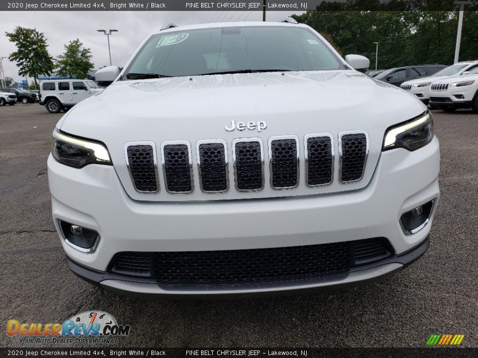 2020 Jeep Cherokee Limited 4x4 Bright White / Black Photo #2