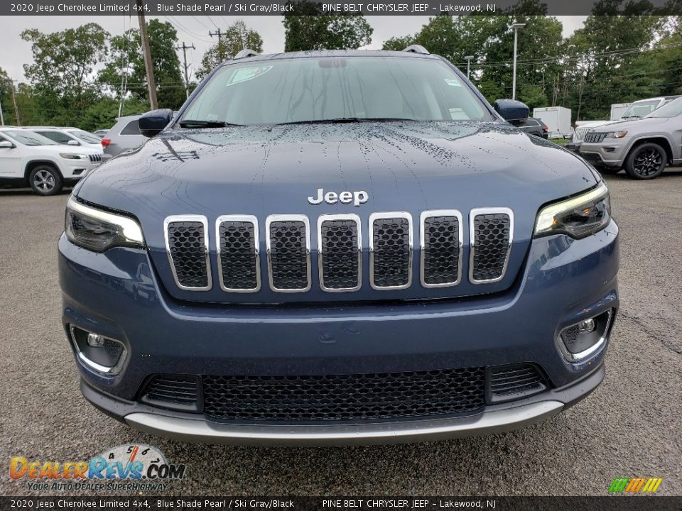 2020 Jeep Cherokee Limited 4x4 Blue Shade Pearl / Ski Gray/Black Photo #2