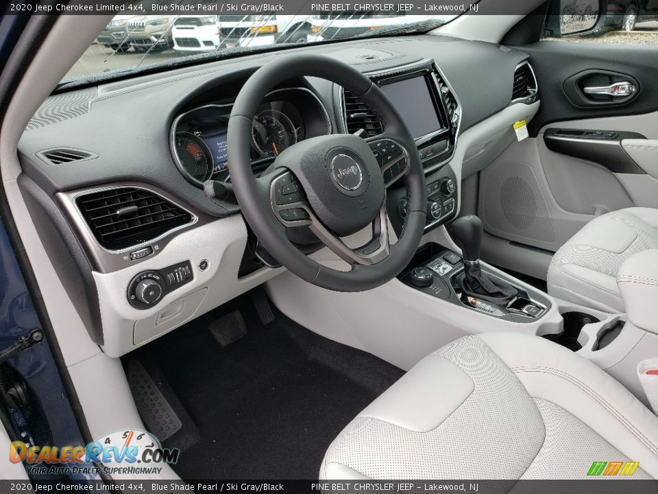 2020 Jeep Cherokee Limited 4x4 Blue Shade Pearl / Ski Gray/Black Photo #7
