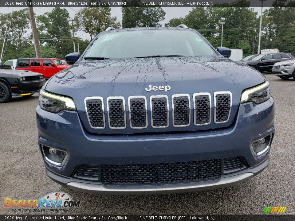 2020 Jeep Cherokee Limited 4x4 Blue Shade Pearl / Ski Gray/Black Photo #2