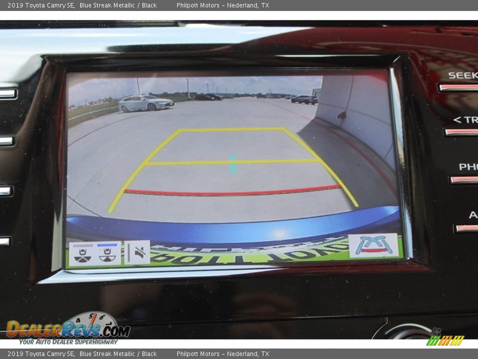 2019 Toyota Camry SE Blue Streak Metallic / Black Photo #18
