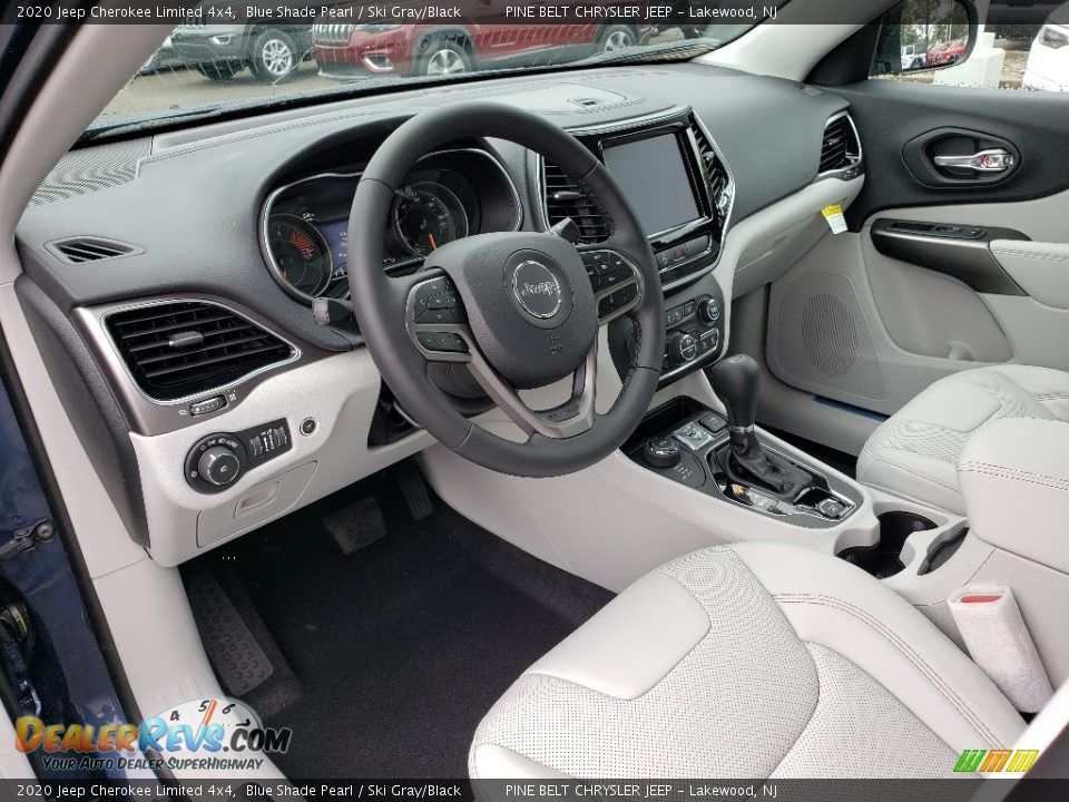 Ski Gray/Black Interior - 2020 Jeep Cherokee Limited 4x4 Photo #7