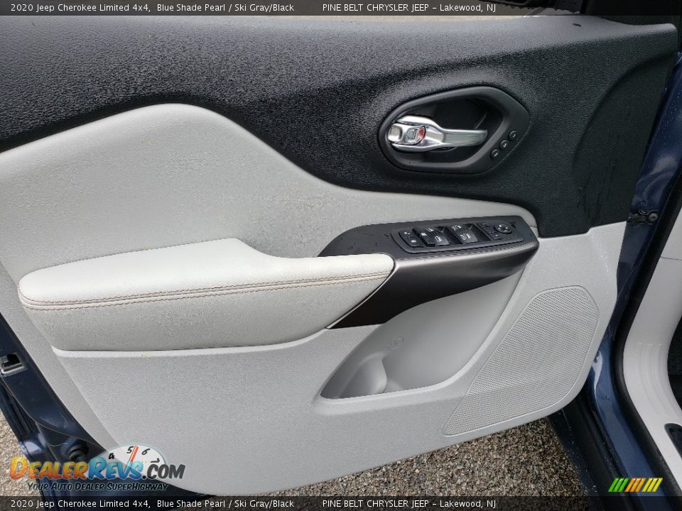 2020 Jeep Cherokee Limited 4x4 Blue Shade Pearl / Ski Gray/Black Photo #8