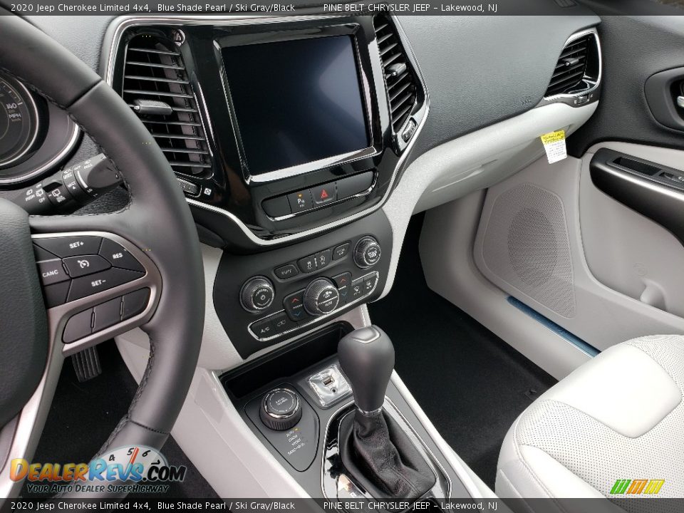 2020 Jeep Cherokee Limited 4x4 Blue Shade Pearl / Ski Gray/Black Photo #10