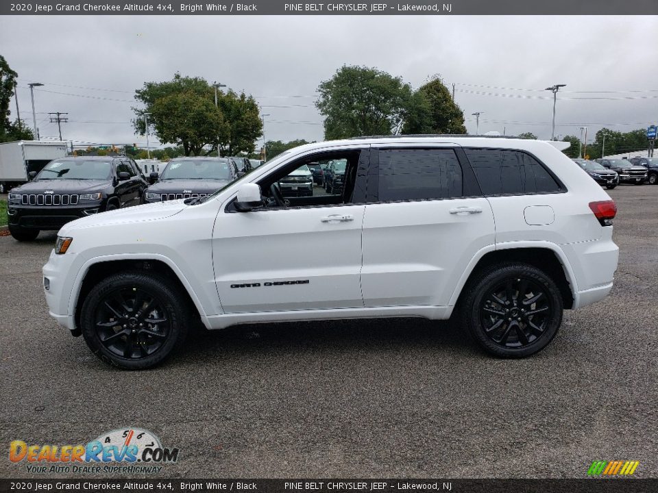 2020 Jeep Grand Cherokee Altitude 4x4 Bright White / Black Photo #3