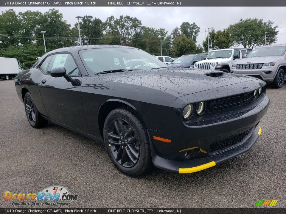 2019 Dodge Challenger GT AWD Pitch Black / Black Photo #1